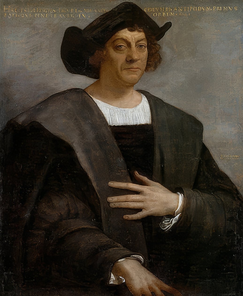 Portret mężczyzny, podobno Krzysztofa Kolumba. 1519 autorstwa Sebastiano del Piombo
