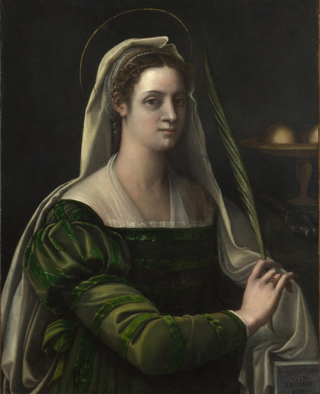 Św. Agata, ok. 1540 autorstwa Sebastiano del Piombo