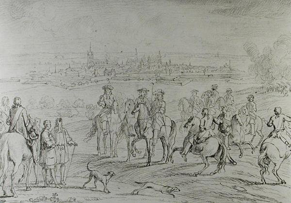 Oblężenie Oudenaarde autorstwa Sebastien I Le Clerc