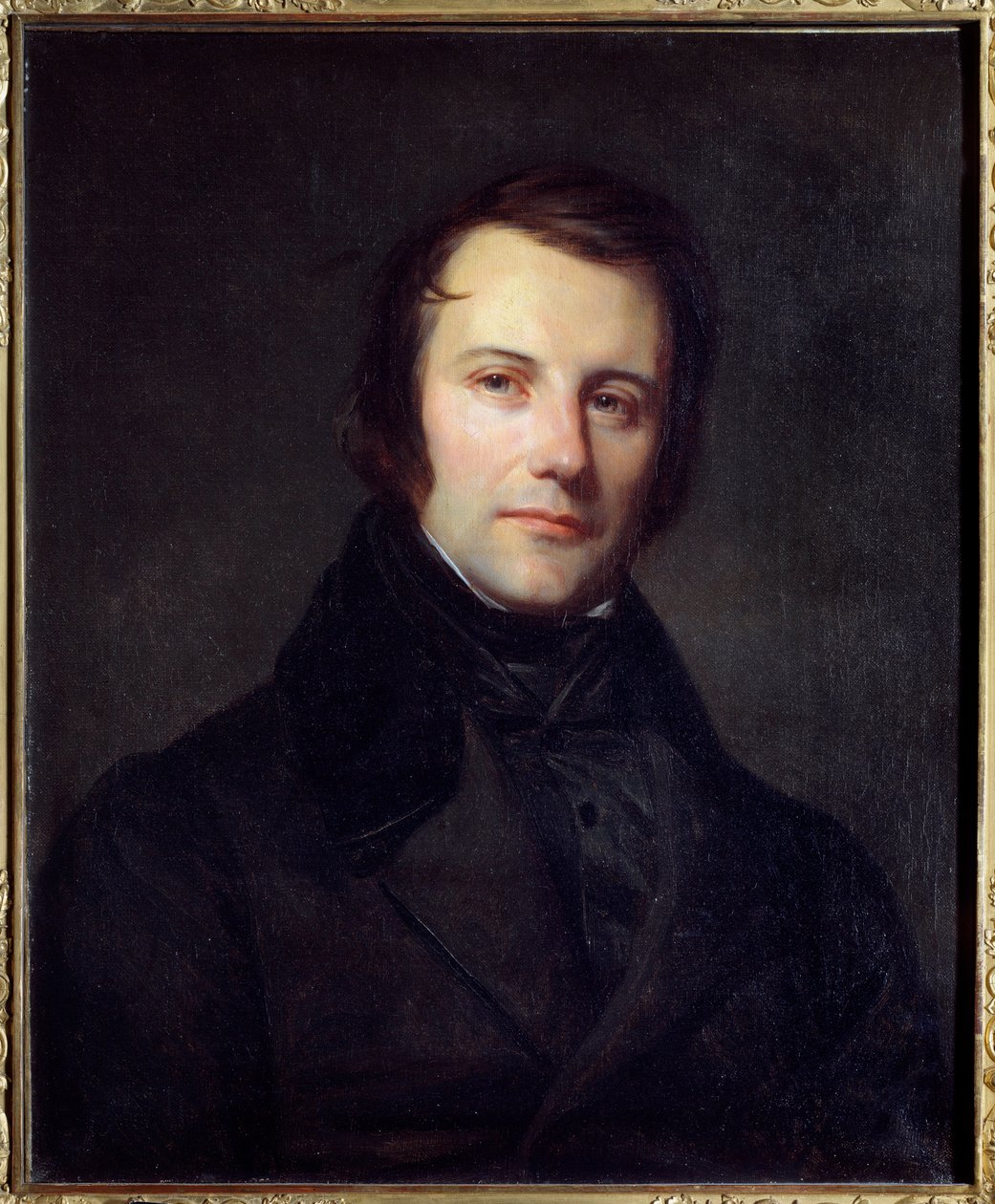 Portret Edgara Quineta (1803-1875) desygnowanego w 1848 r. Obraz Sebastiena Cornu (1804-1870) autorstwa Sebastien Melchior Cornu