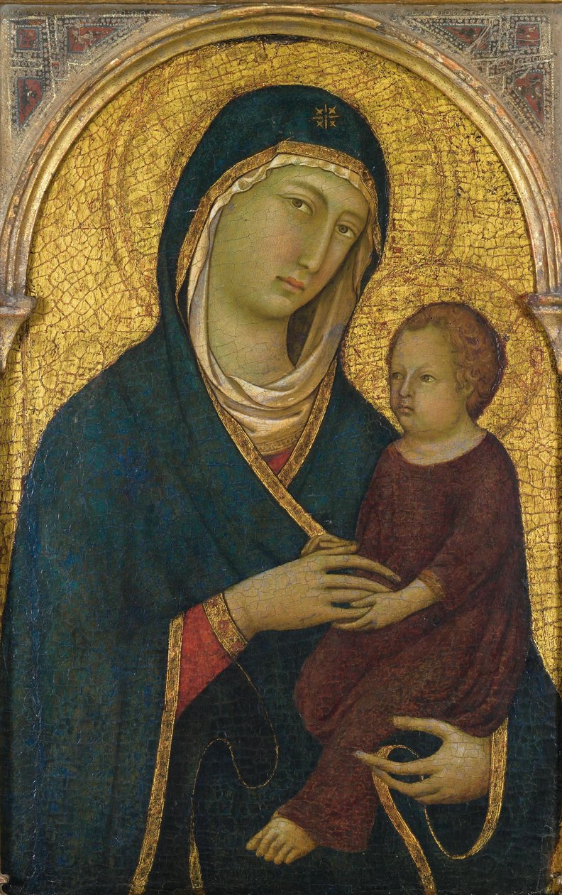 Madonna z Dzieciątkiem autorstwa Segna di Bonaventura