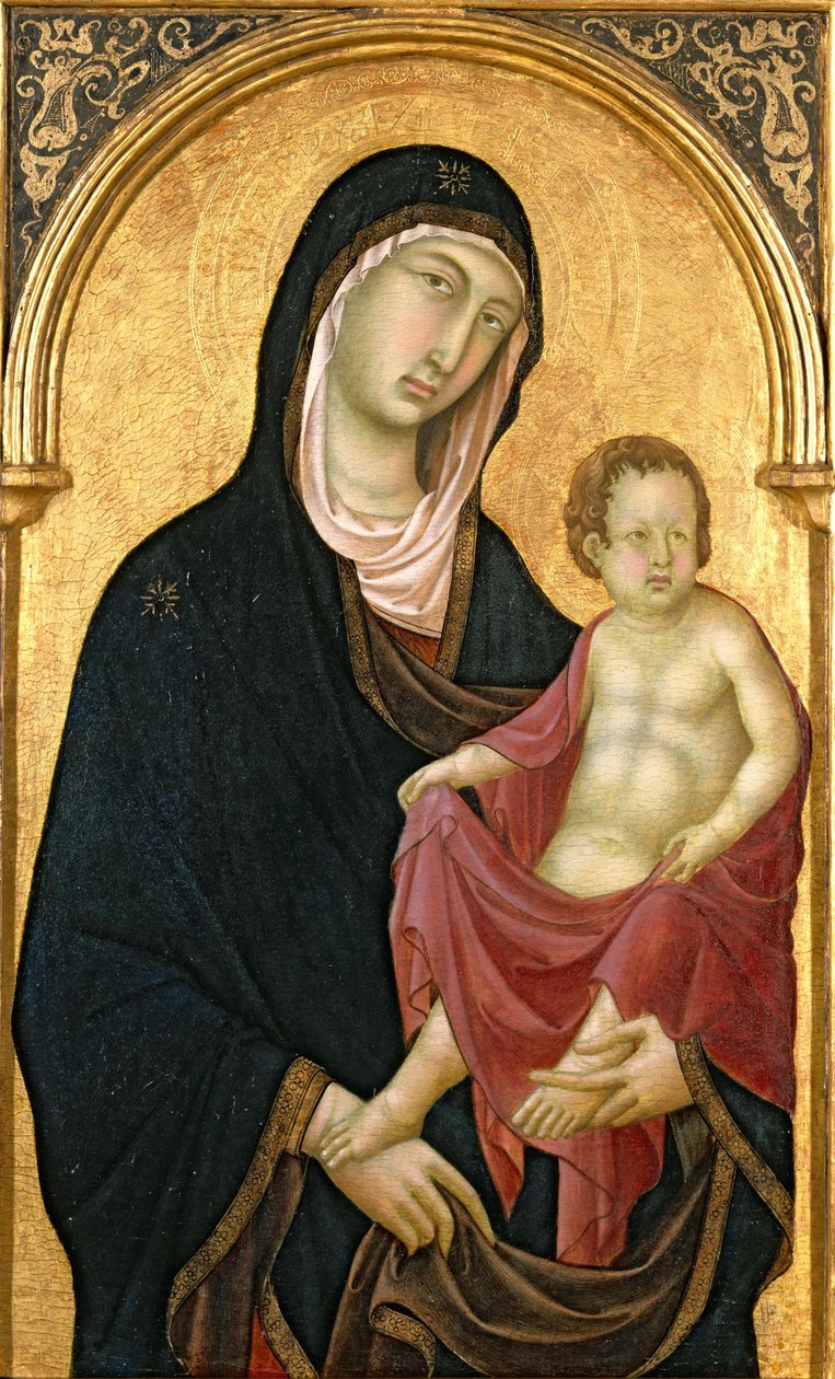 Madonna z Dzieciątkiem autorstwa Segna di Bonaventura
