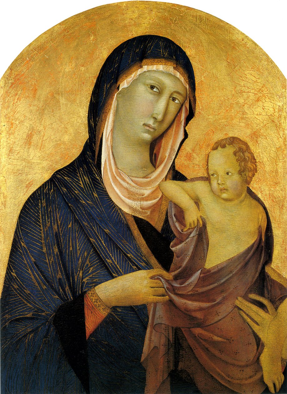 Madonna z Dzieciątkiem, ok. 1320 autorstwa Segna di Bonaventura