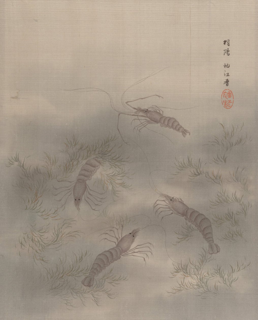 Krewetki AB, Ok. 1890-92. autorstwa Seki Shuko