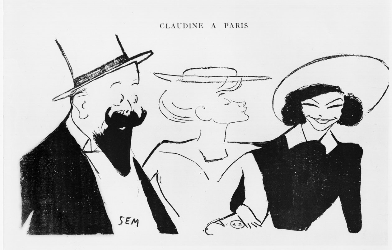 Willy, Colette i Polaire autorstwa Sem
