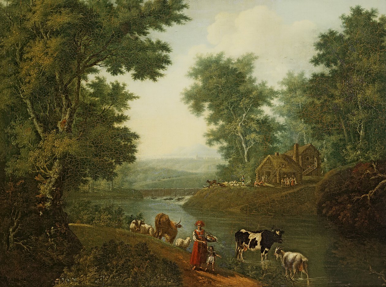 Krajobraz w okolicach Petersburga autorstwa Semen Fedorovich Shchedrin