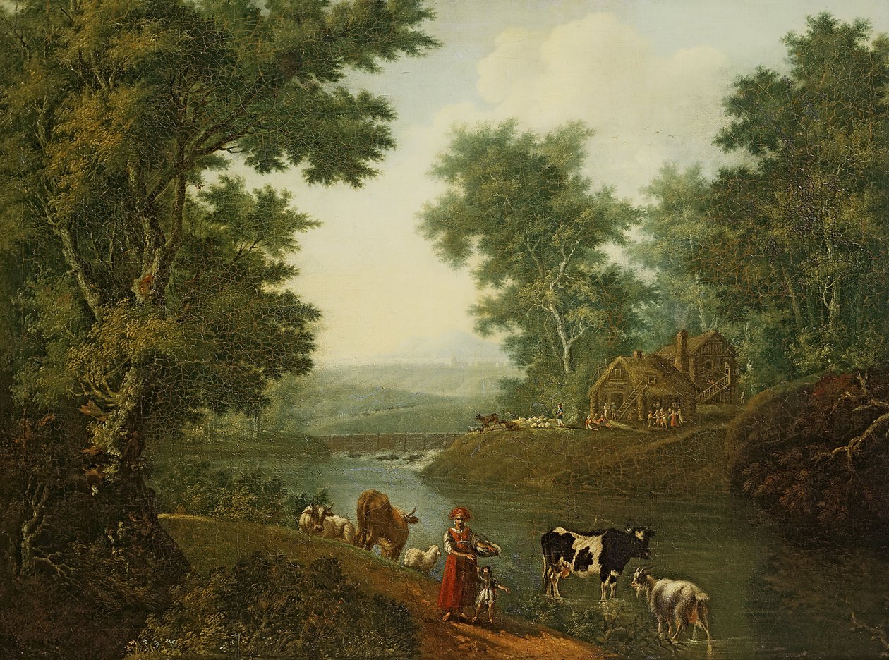 Krajobraz w okolicach Sankt Petersburga autorstwa Semyon Fyodorovich Shchedrin