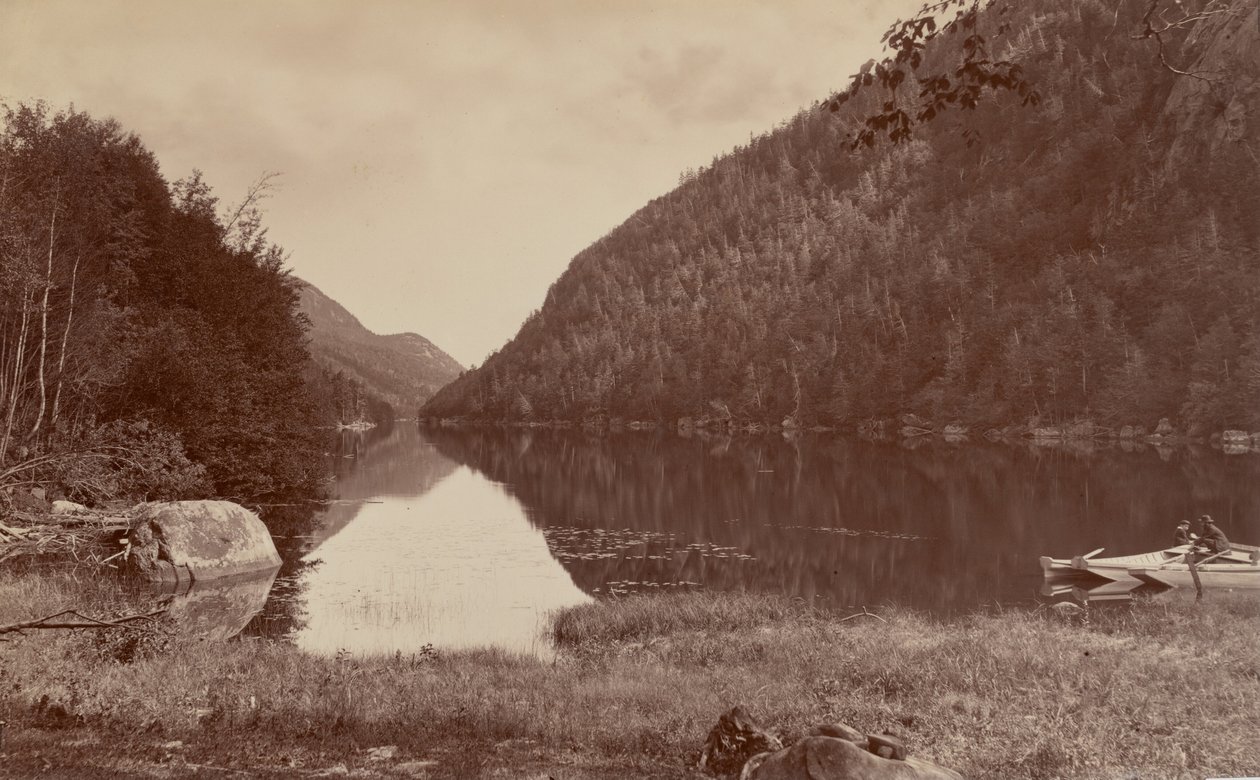 Jezioro Kaskadowe, Adirondacks autorstwa Seneca Ray Stoddard