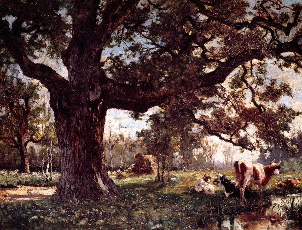Krajobraz – Serafino de Tivoli (1826-1892). autorstwa Serafino de Tivoli