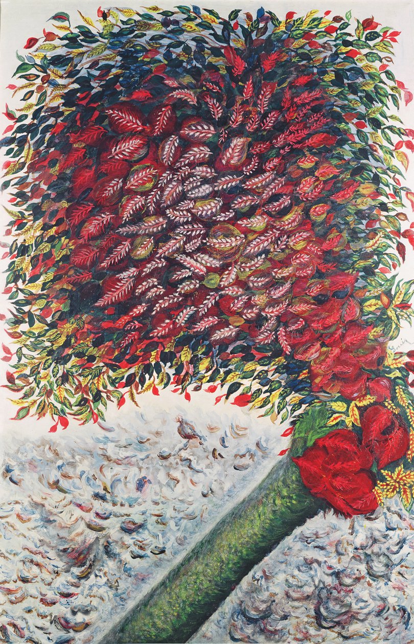 Czerwone drzewo, 1928-30 autorstwa Seraphine Louis