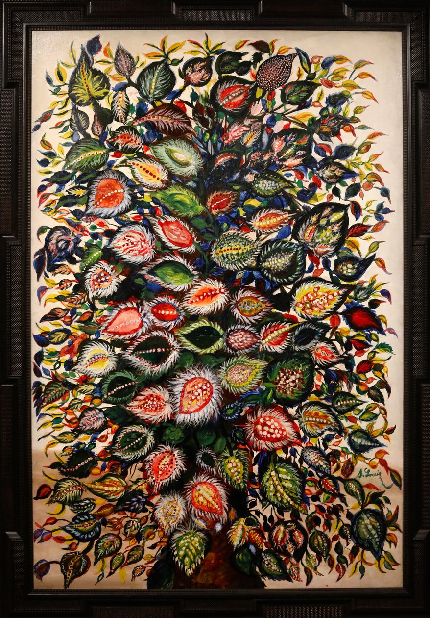 Liście 1928-29 (olej na płótnie) autorstwa Seraphine Louis