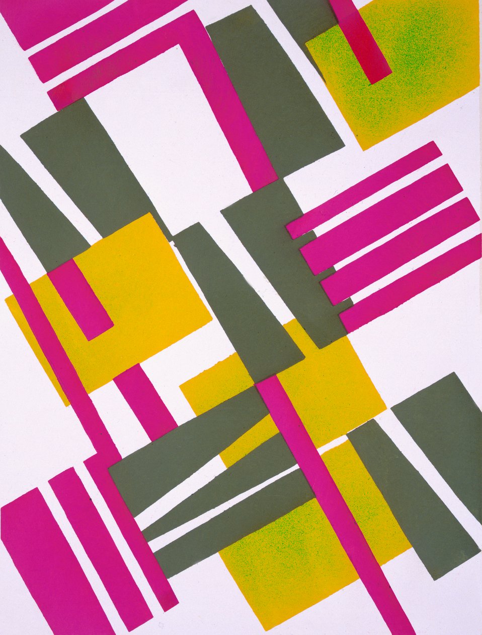Projekt z „Nouvelles Compositions Decoratives”, koniec lat 20. (odbitka w pochoirze) autorstwa Serge Gladky