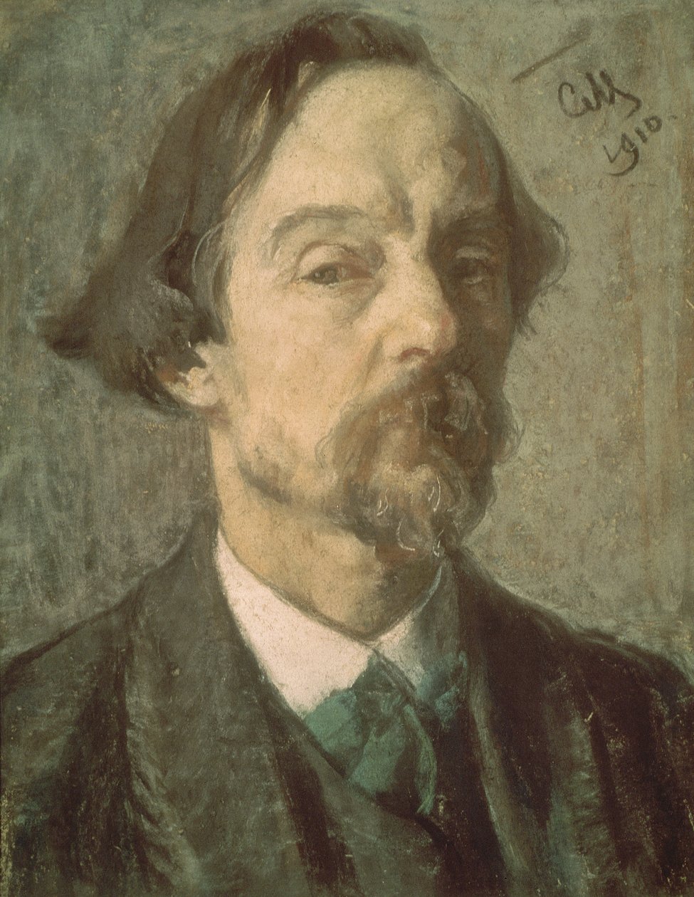 Autoportret, 1910 autorstwa Sergei Vasilievich Malyutin