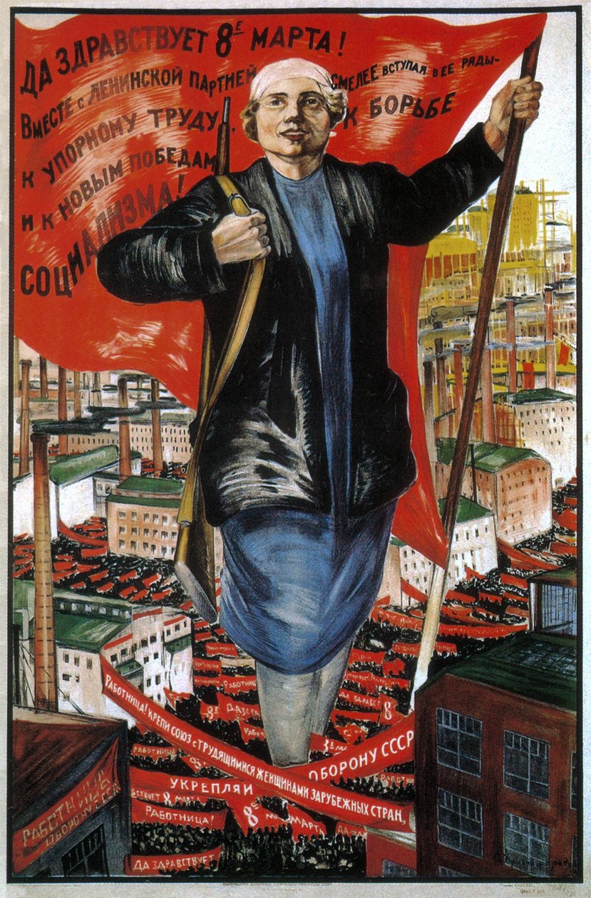 Niech żyje 8 marca!, 1934 autorstwa Sergei Alexandrovich Khristoforov