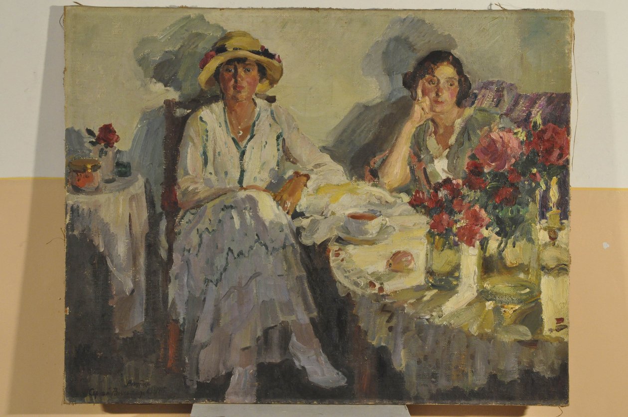Zapada jesienny wieczór, 1915 autorstwa Sergei Arsenevich Vinogradov