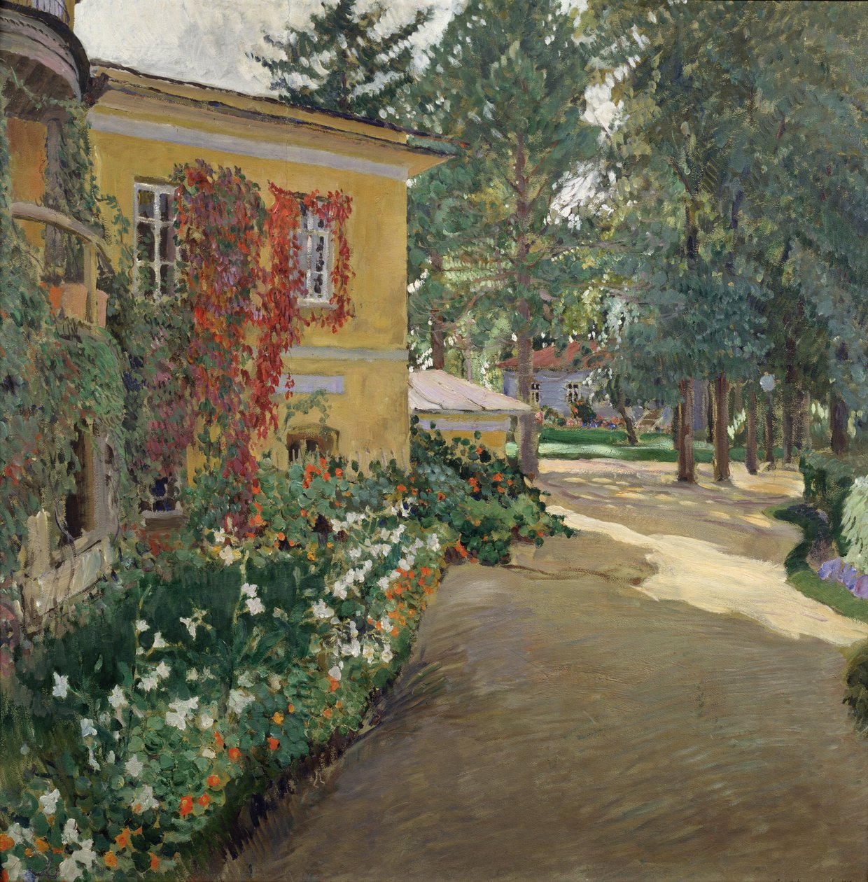 W wiejskiej posiadłości, 1910 autorstwa Sergei Arsenevich Vinogradov