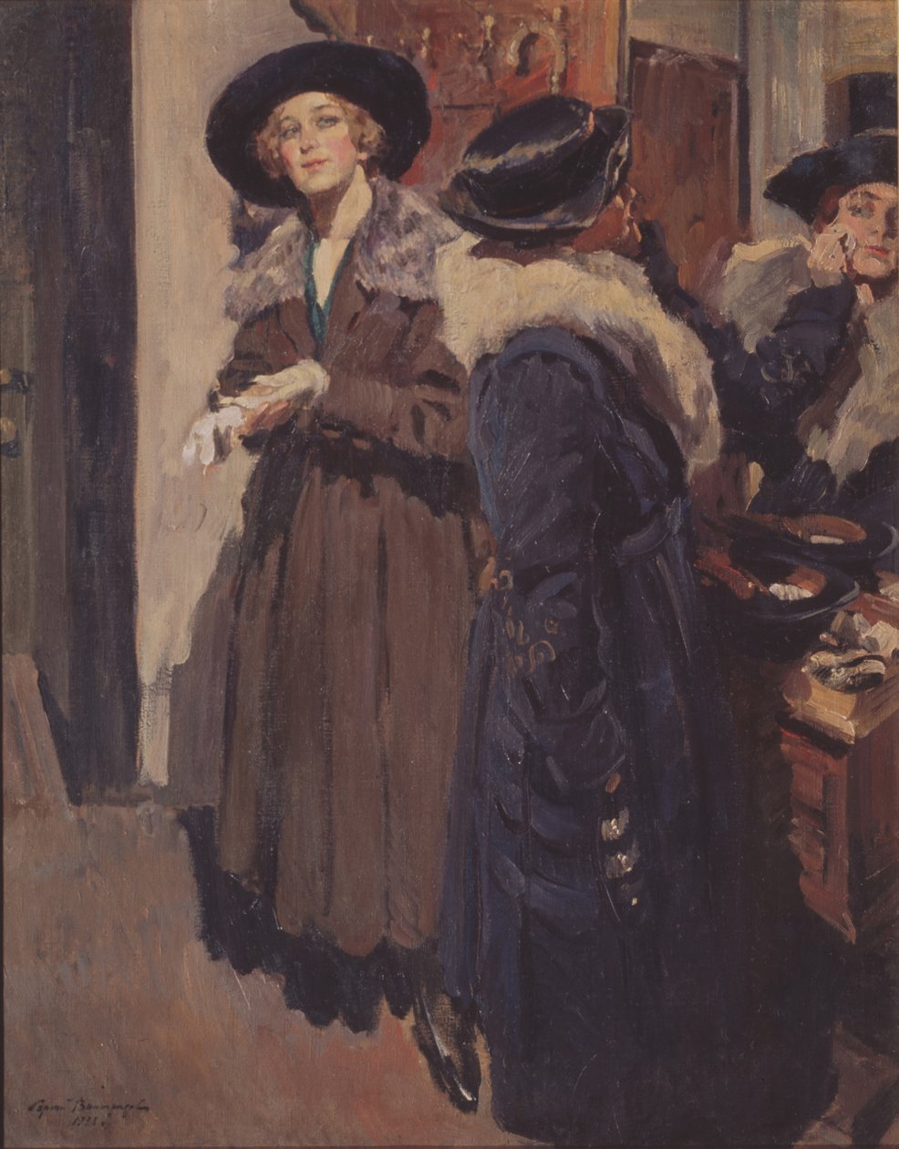 W przedpokoju autorstwa Sergei Arsenevich Vinogradov