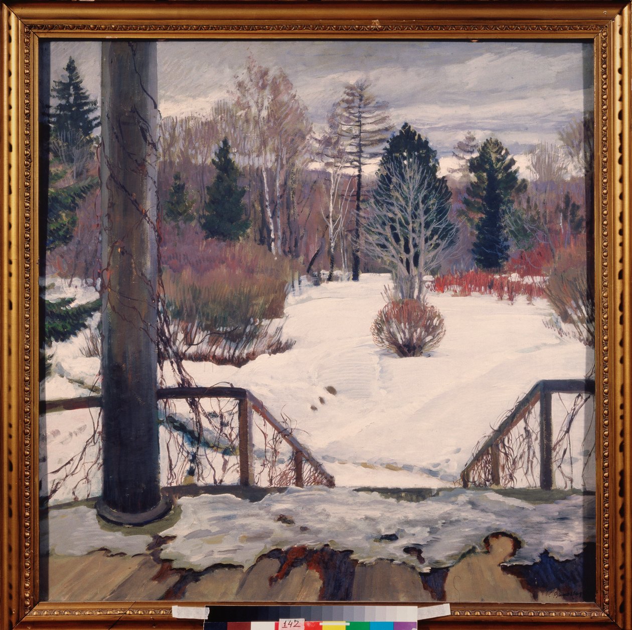 Idzie wiosna - Obraz Siergieja Arseniewicza Winogradowa (1869-1938), olej na płótnie autorstwa Sergei Arsenevich Vinogradov