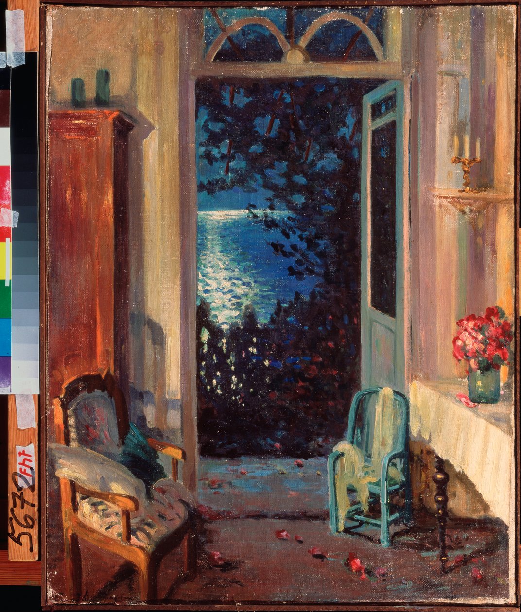 Noc południowa - Obraz Siergieja Arseniewicza Winogradowa (1869-1938), olej na płótnie autorstwa Sergei Arsenevich Vinogradov