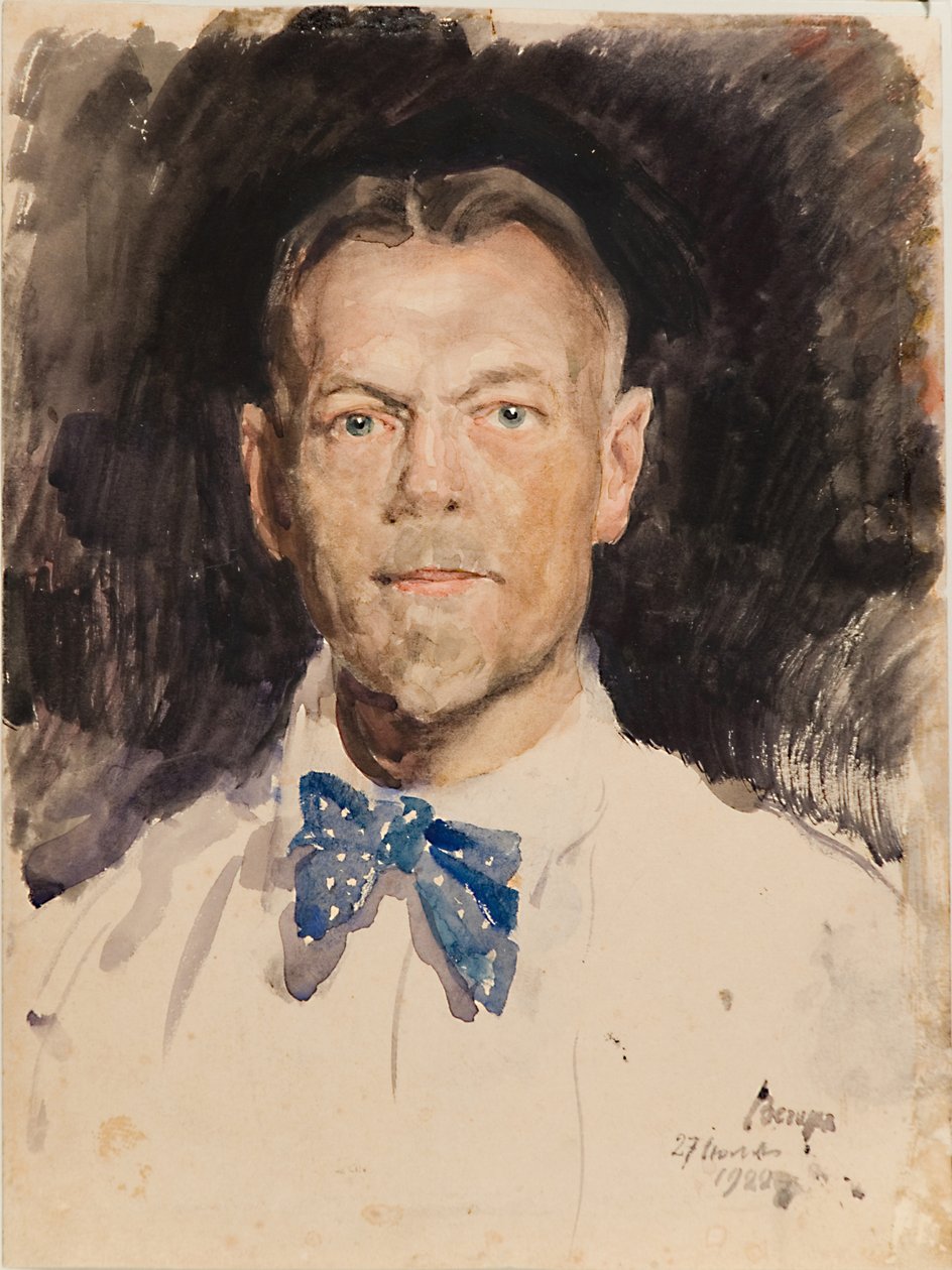 Autoportret, 1922 autorstwa Sergei Arsenevich Vinogradov