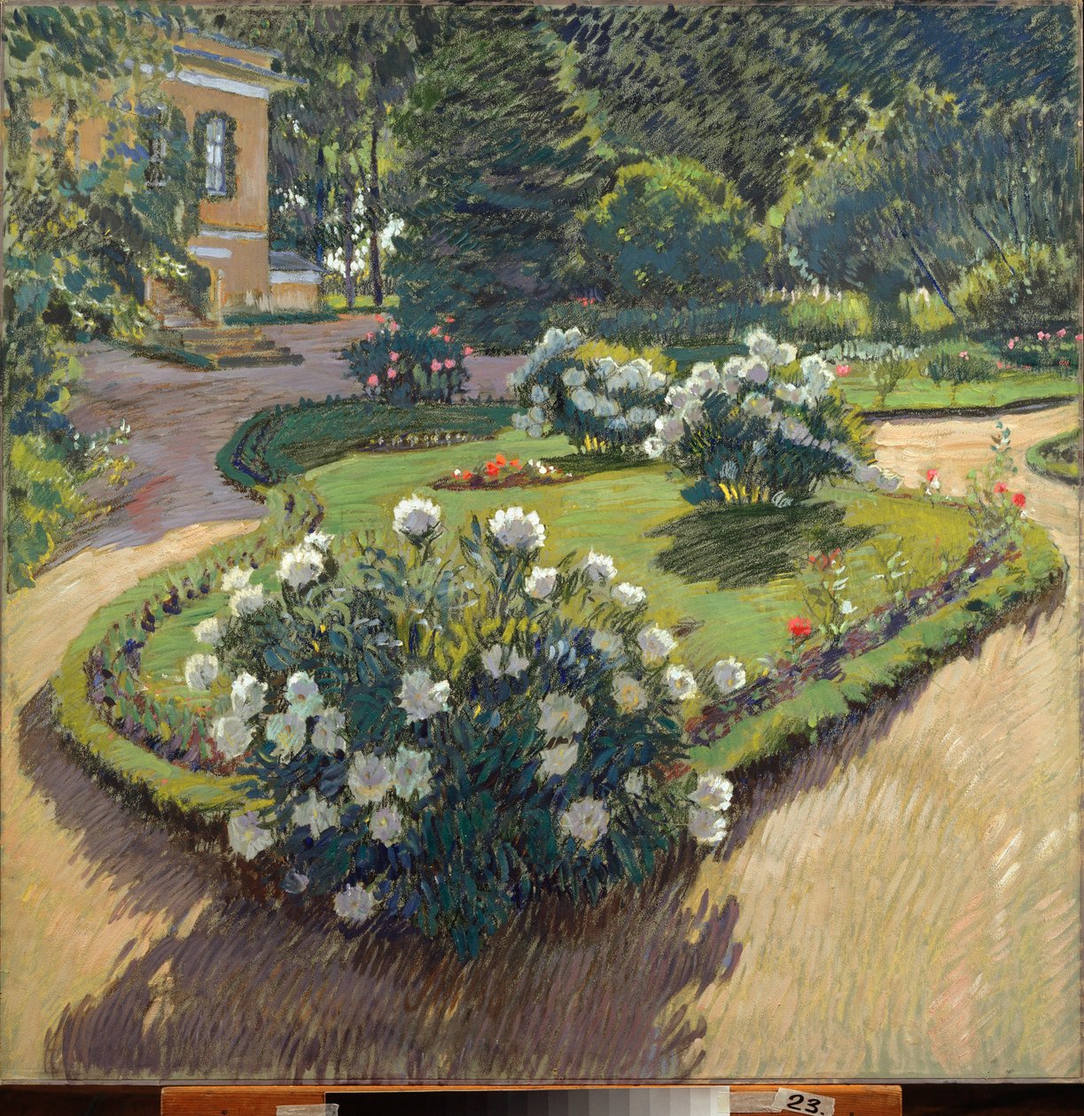 Un jardin (Ogród) - Praca Siergieja Arseniewicza Winogradowa (1869-1938), gwasz i pastel na papierze autorstwa Sergei Arsenevich Vinogradov