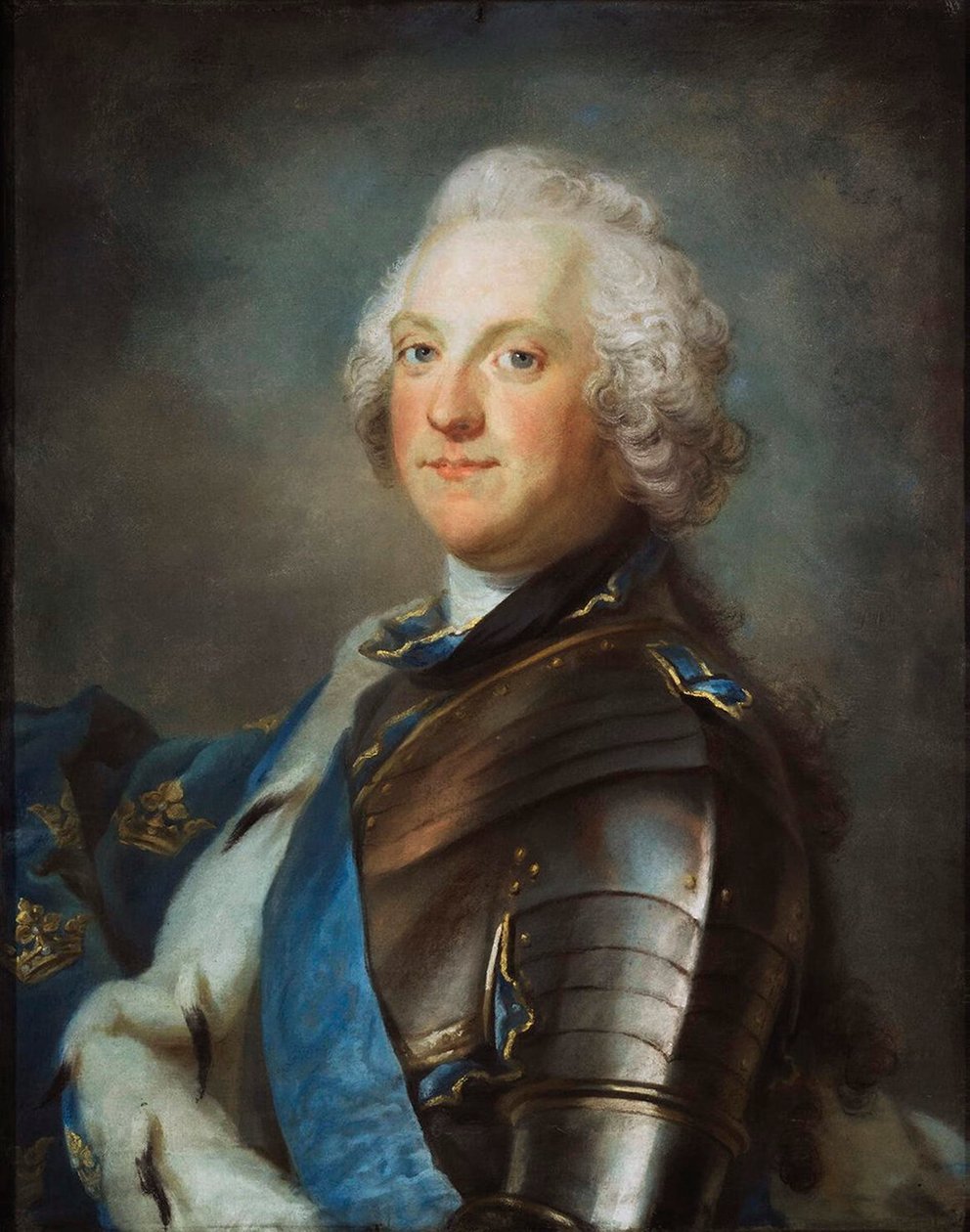 Portret Adolfa Fryderyka, 1710-1771, króla Szwecji, w latach 1751-1786. autorstwa Sergei Ivanovich Gribkov