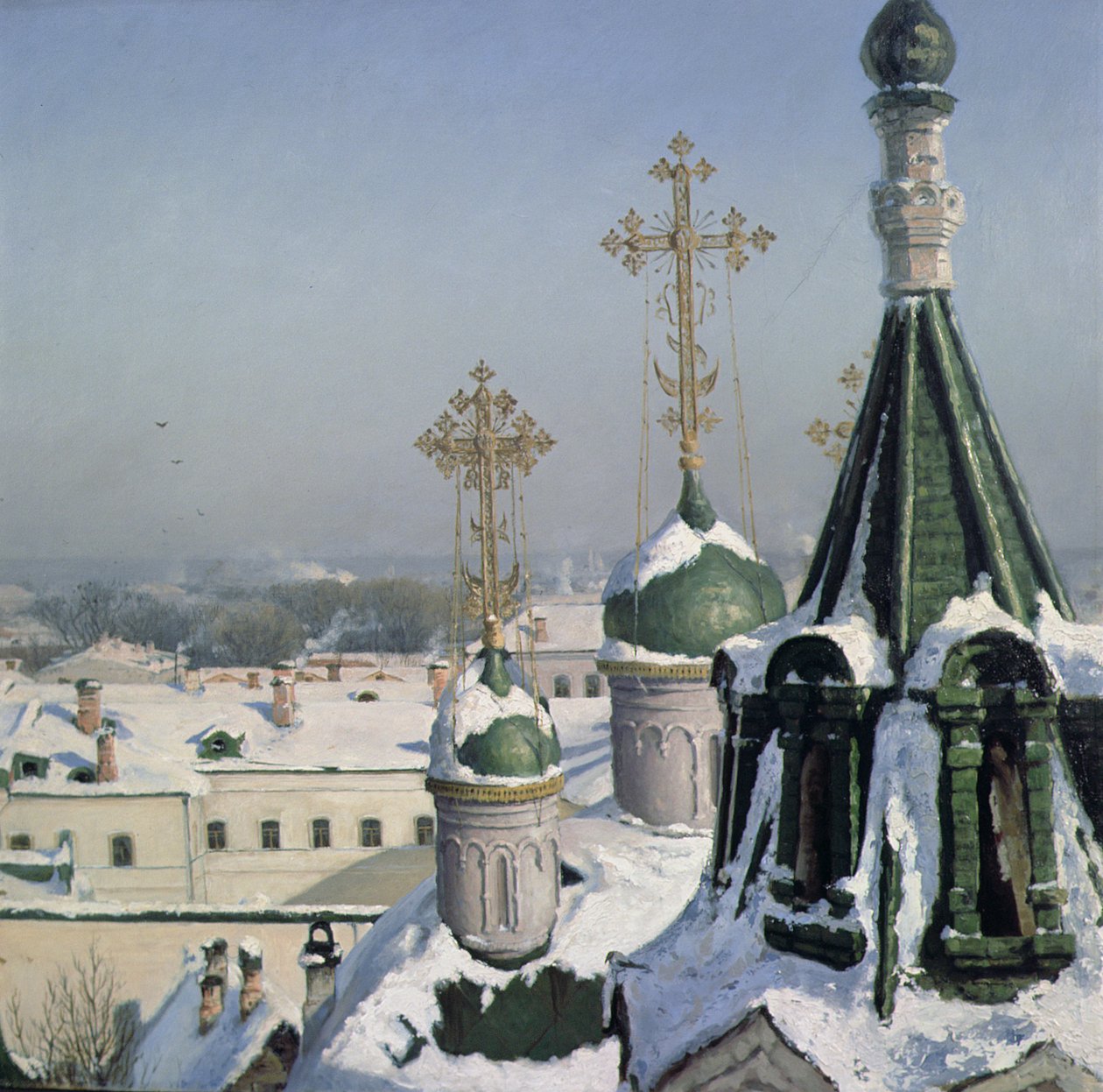 Widok z okna Moskiewskiej Szkoły Malarstwa, 1878 autorstwa Sergei Ivanovich Svetoslavsky