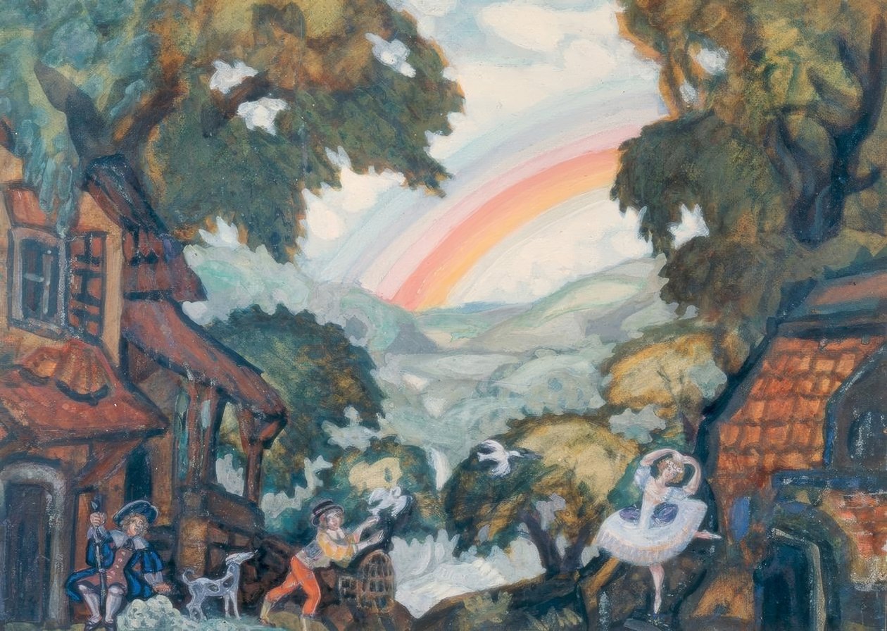 A.Adam, Giselle / Scenografia Sudeikin autorstwa Sergei Jurjewitsch Sudeikin