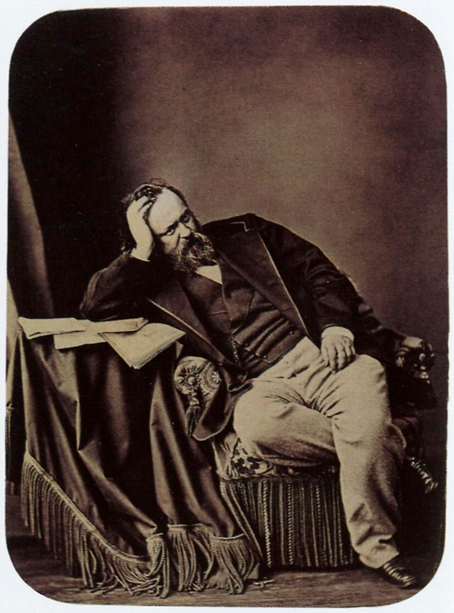 Aleksander Hercen, rosyjski pisarz i myśliciel, 1861 autorstwa Sergei Lvovich Levitsky