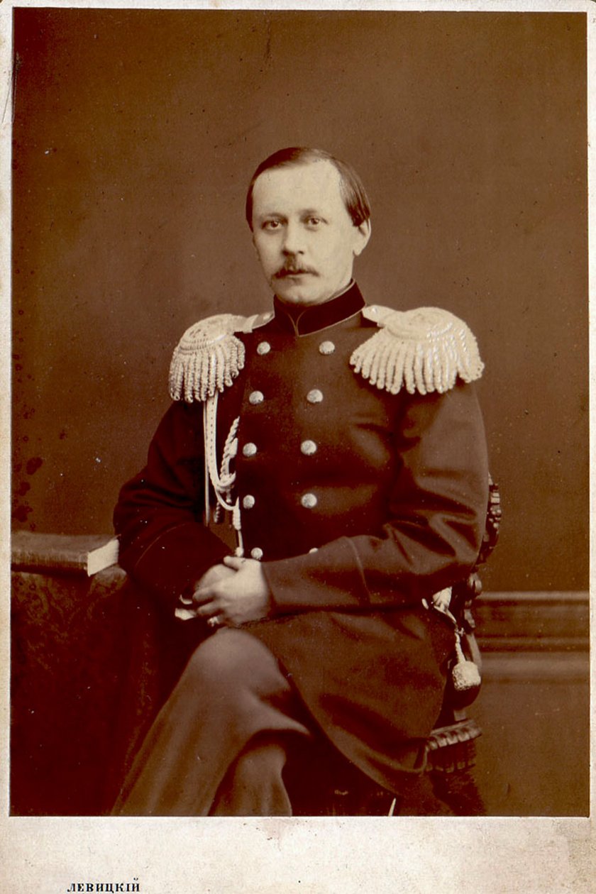 Hrabia Paul Andreyevich Shuvalov, rosyjski żołnierz i mąż stanu, c1860-c1870s autorstwa Sergei Lvovich Levitsky