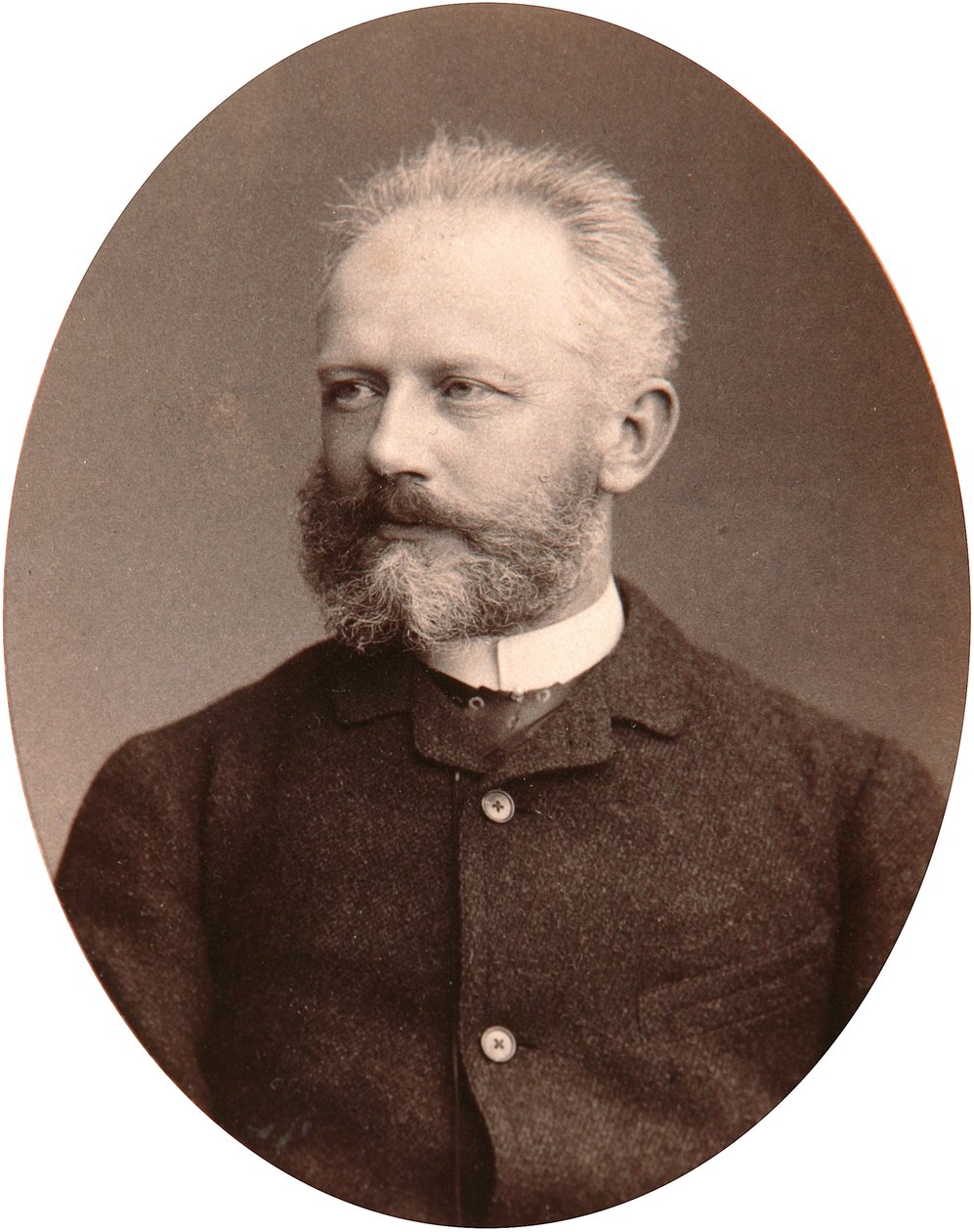 Piotr Czajkowski, rosyjski kompozytor, koniec XIX wieku autorstwa Sergei Lvovich Levitsky