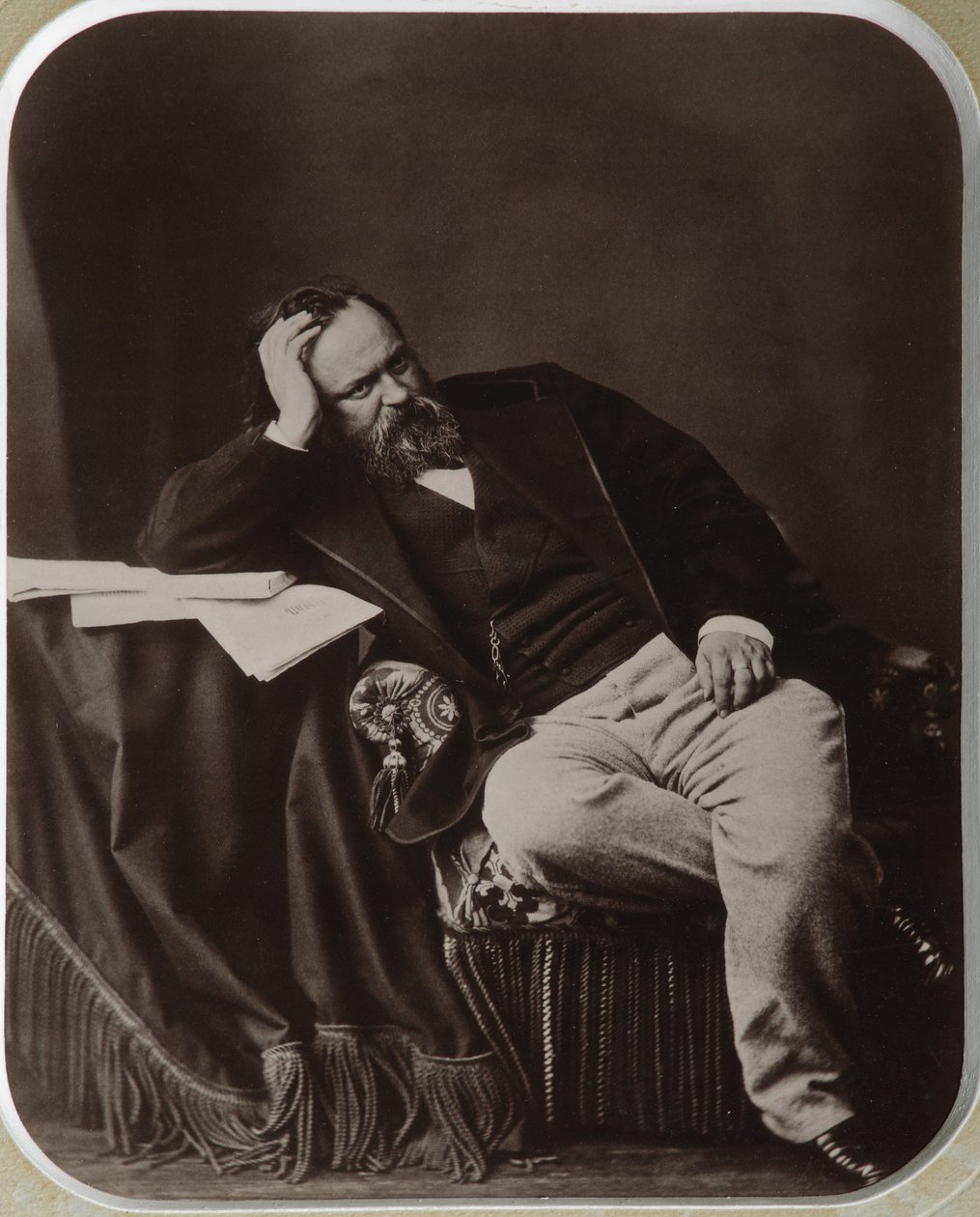 Portret Aleksandra Iwanowicza Hercena 1812-1870, 1861 autorstwa Sergei Lvovich Levitsky