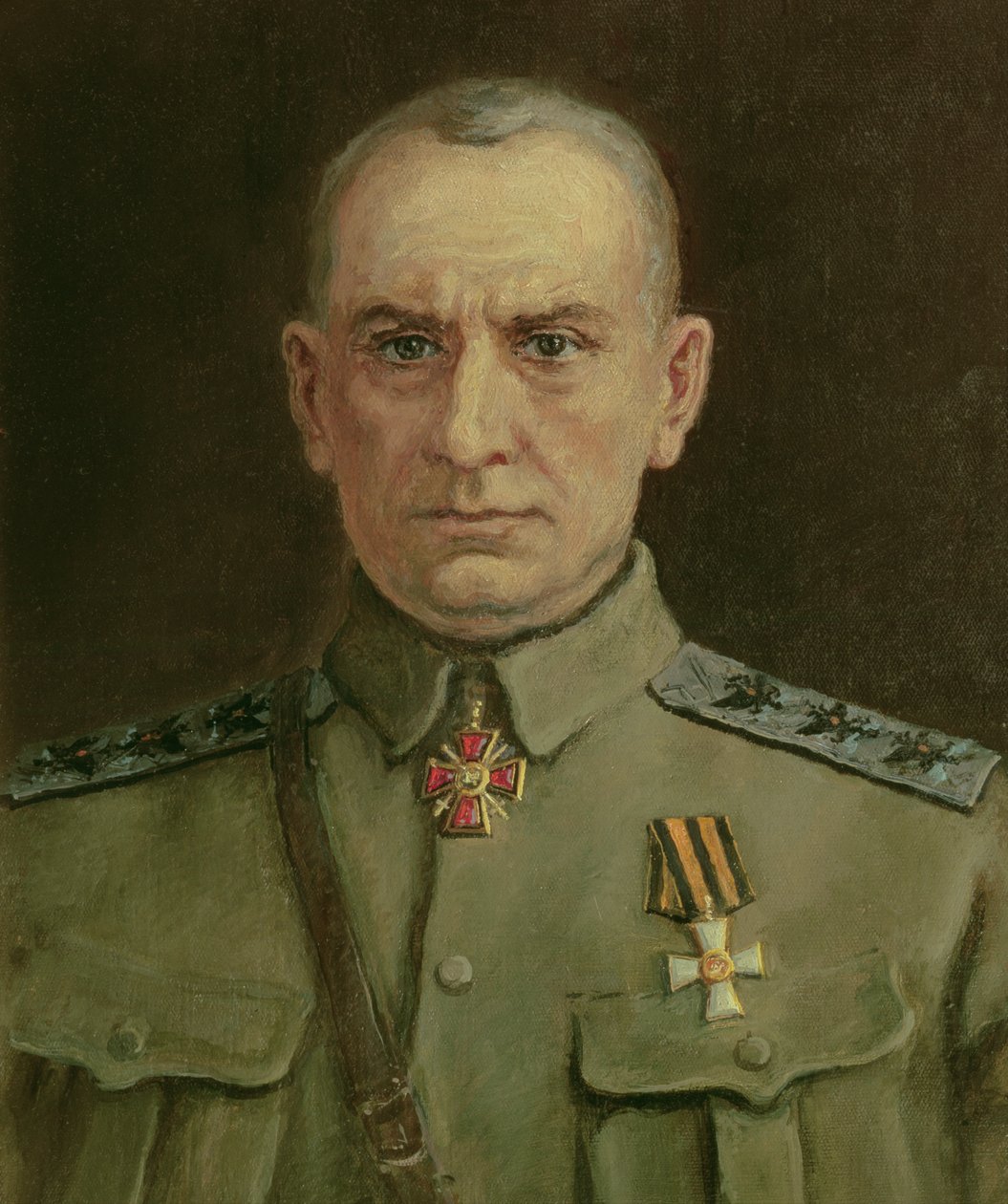 Najwyższy Władca i admirał rosyjski A. Kołczak (1874-1920) (olej na płótnie) autorstwa Sergei Varlenovich Pen