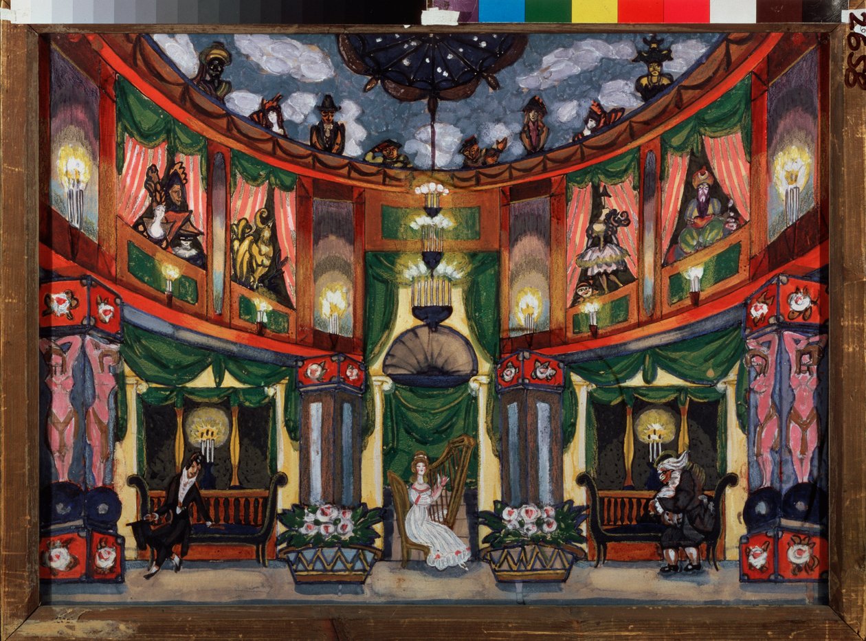 Dekoracja przygotowawcza do opery „Les contes d