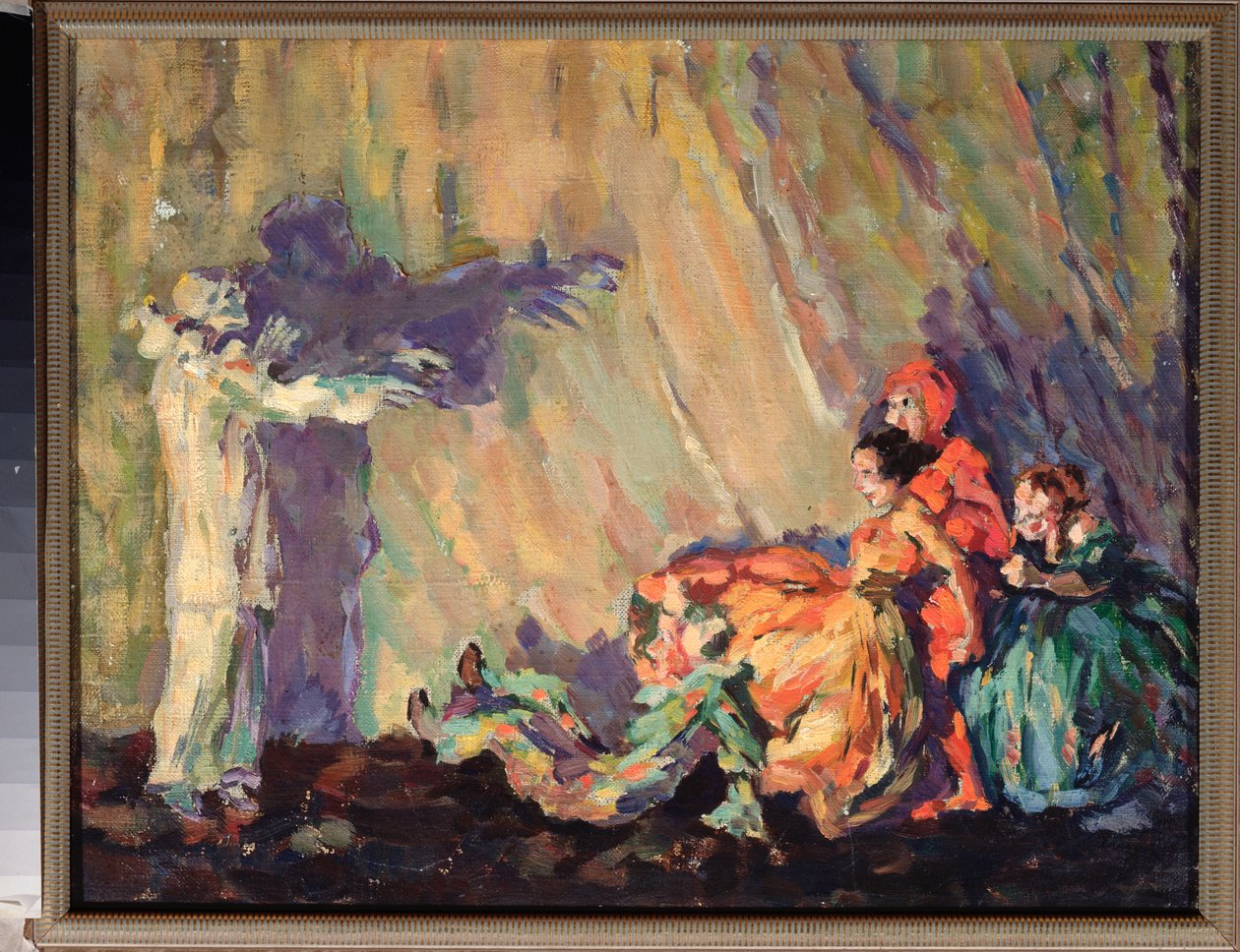 Clowns, pagliacci (buffoons) (Clowns, Pagliacci) (Cstumes de la commedia dell
