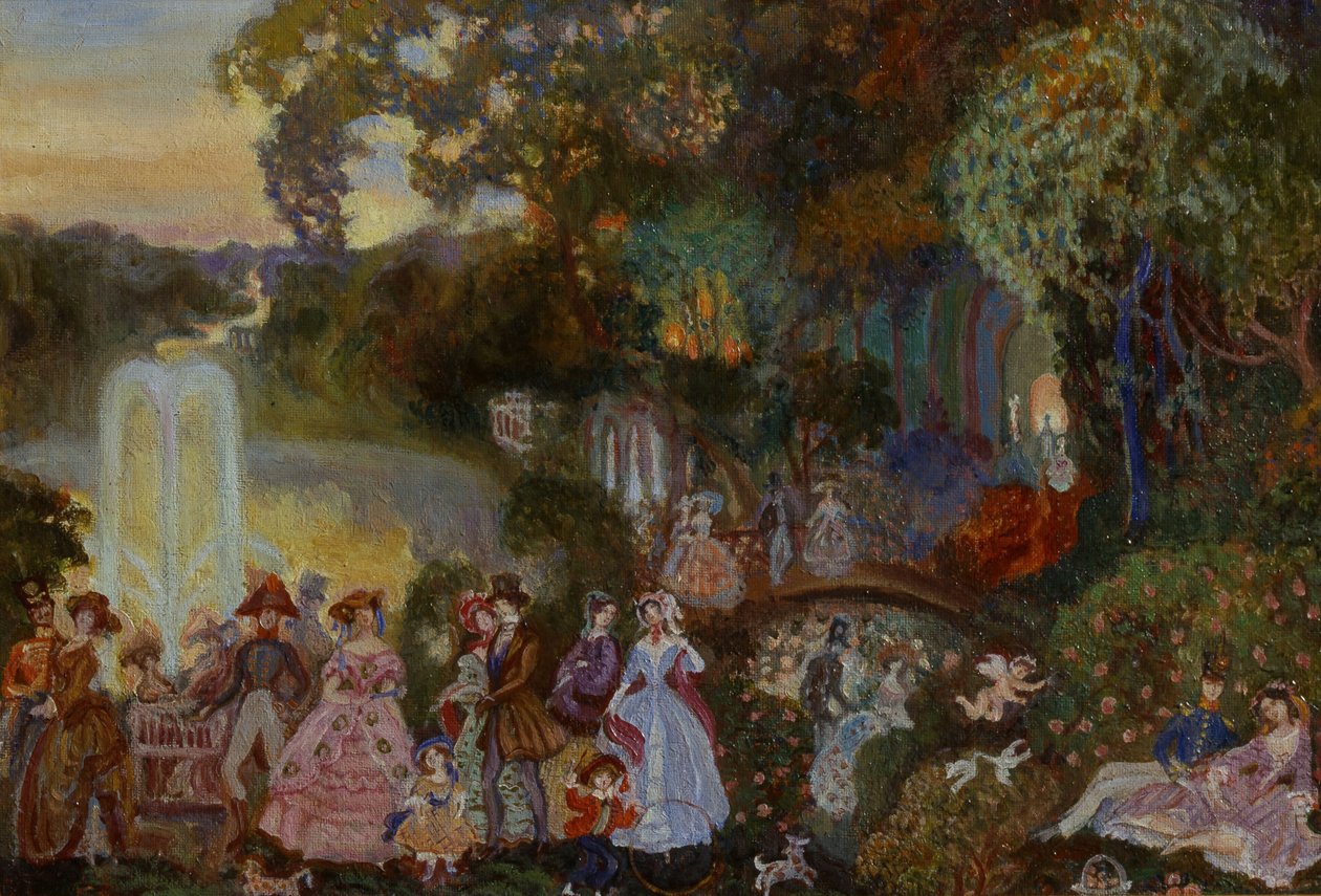 Publiczna wesołość, 1906 autorstwa Sergei Yurievich Sudeykin