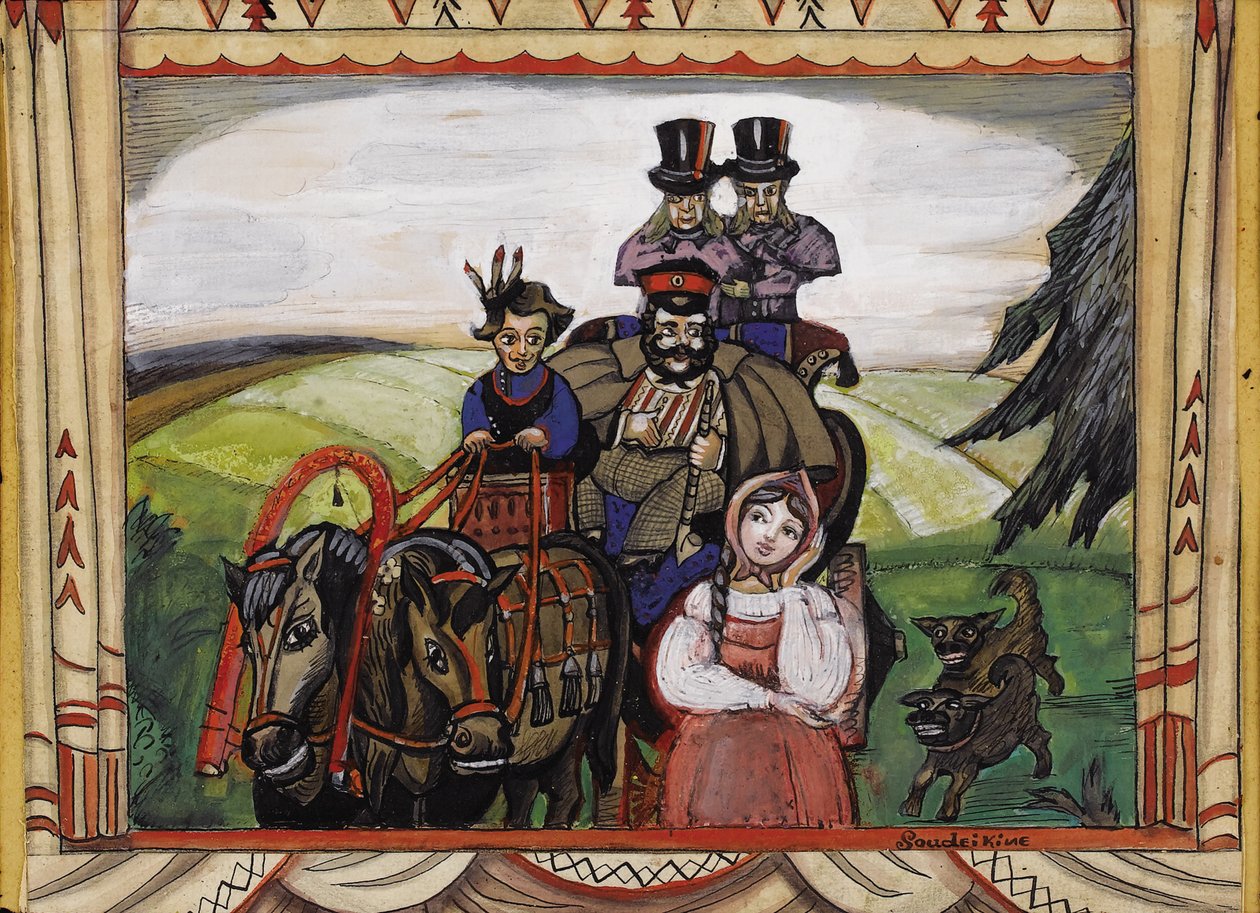 Scenografia teatralna autorstwa Sergei Yurievich Sudeykin
