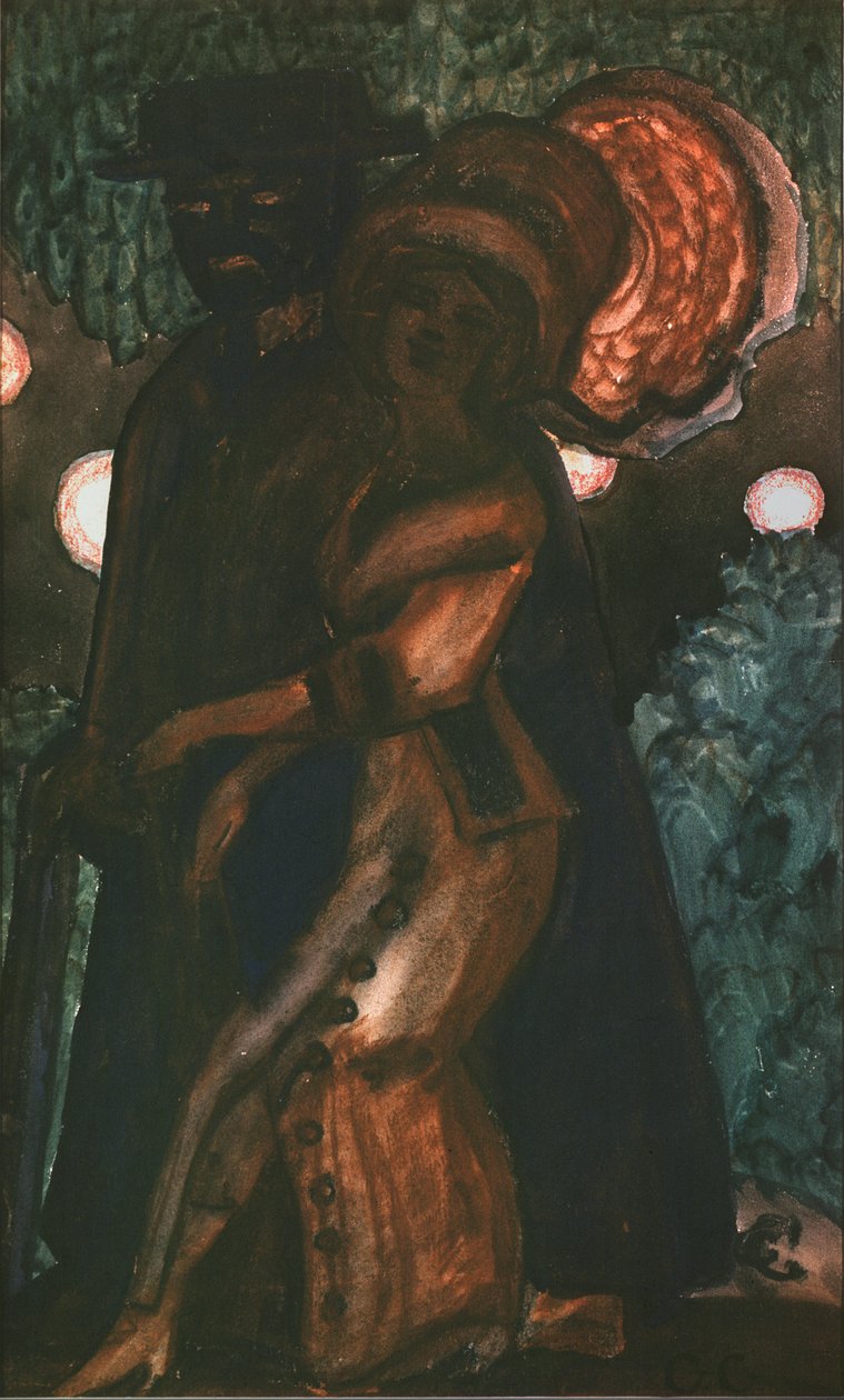 Spacer, lata 1910 autorstwa Sergei Yurievich Sudeykin