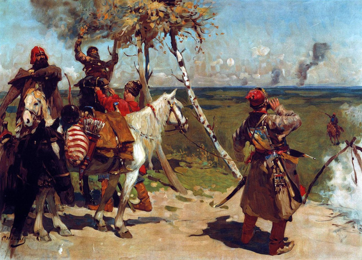 Na straży granicznej Moskwy autorstwa Sergej Vasilevic Ivanov