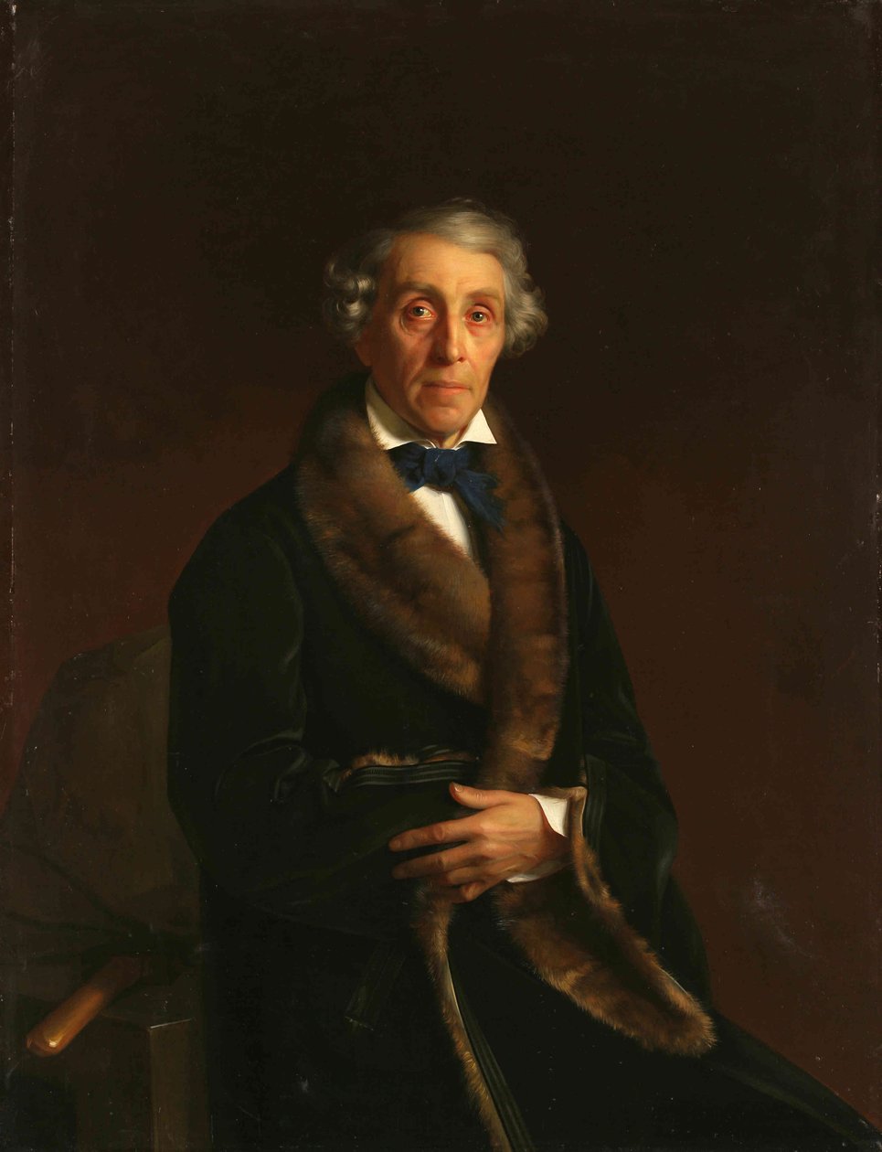 Portret Fiodora Pietrowicza Tołstoja autorstwa Sergey Konstantinovich Zaryanko
