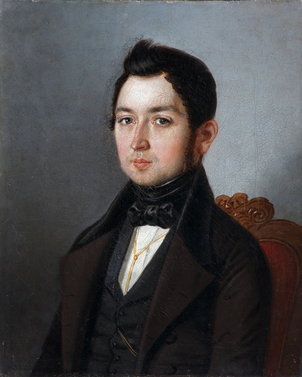 Portret Iwana Iwanowicza Molnara 1802-1872, 1840 autorstwa Sergey Ivanovich Khlobystayev