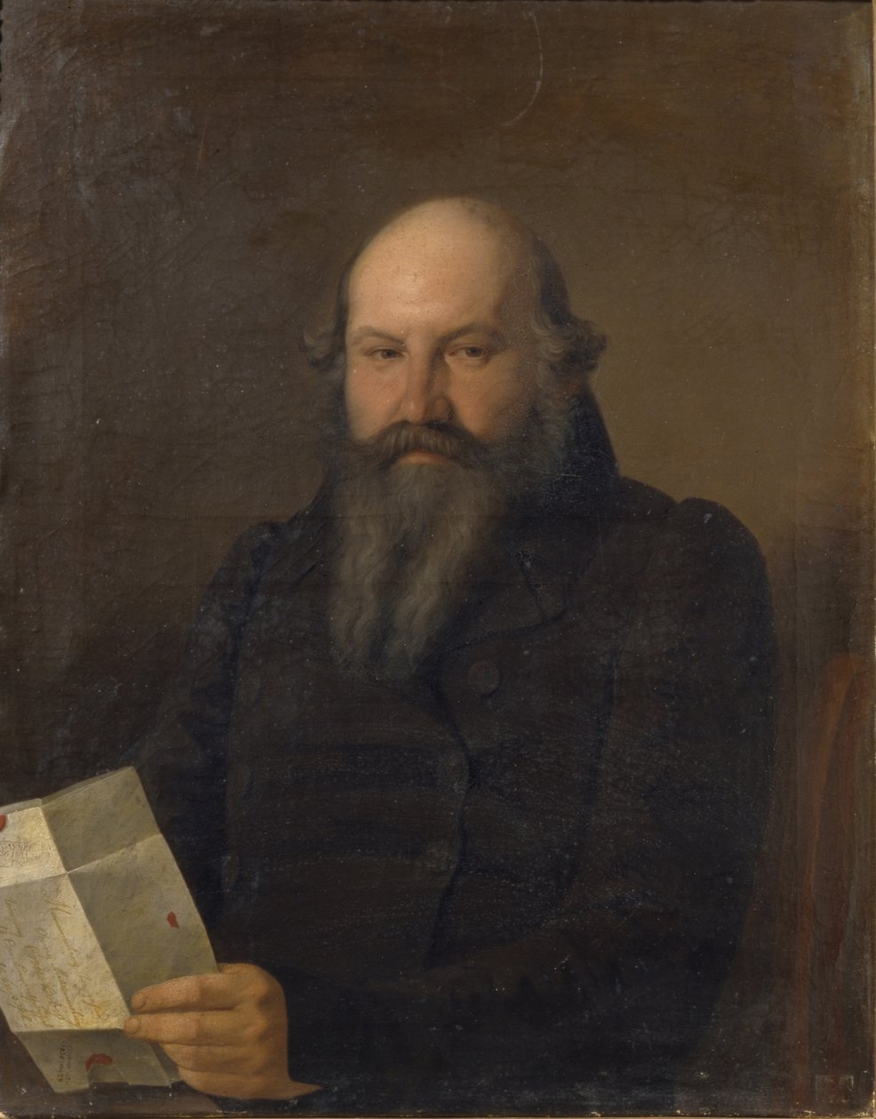 Portret Osipa Michajłowicza Senkowa 1790-1851, 1836 autorstwa Sergey Konstantinovich Zaryanko