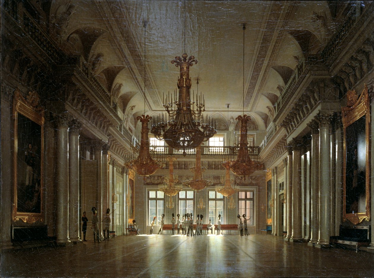 Sala Marszałka Polnego w Pałacu Zimowym autorstwa Sergey Konstantinovich Zaryanko