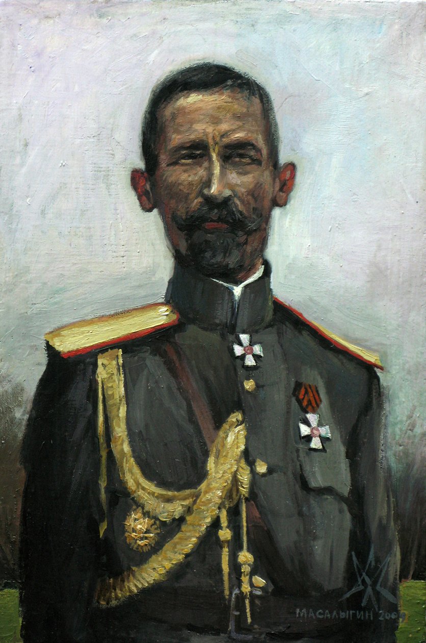 Ławr Georgiewicz Korniłow, 2009 autorstwa Sergey Lvovich Masalygin