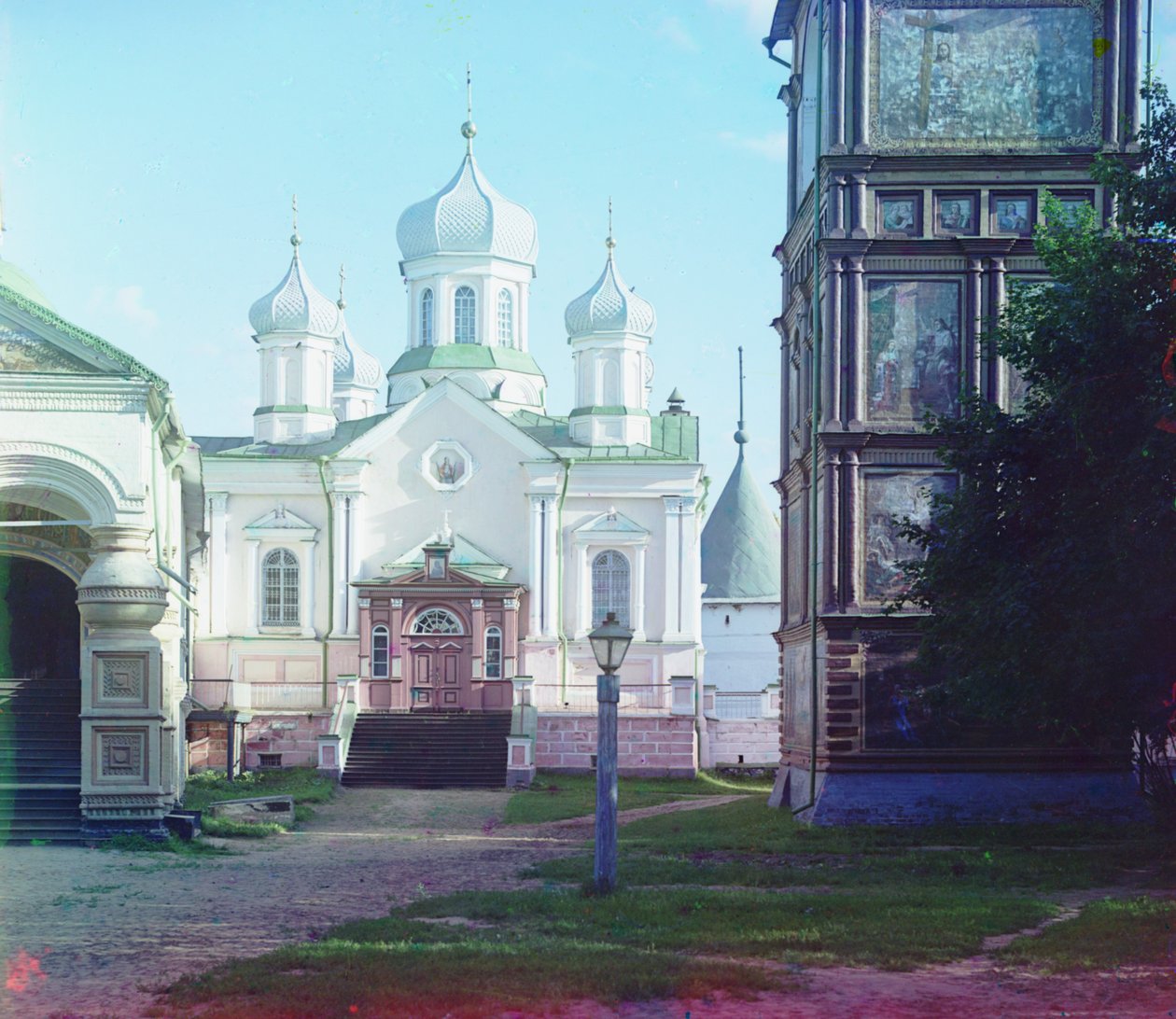 Sobór Narodzenia Przenajświętszej Bogurodzicy w klasztorze Ipatiev, 1905-1915 autorstwa Sergey Prokudin Gorsky