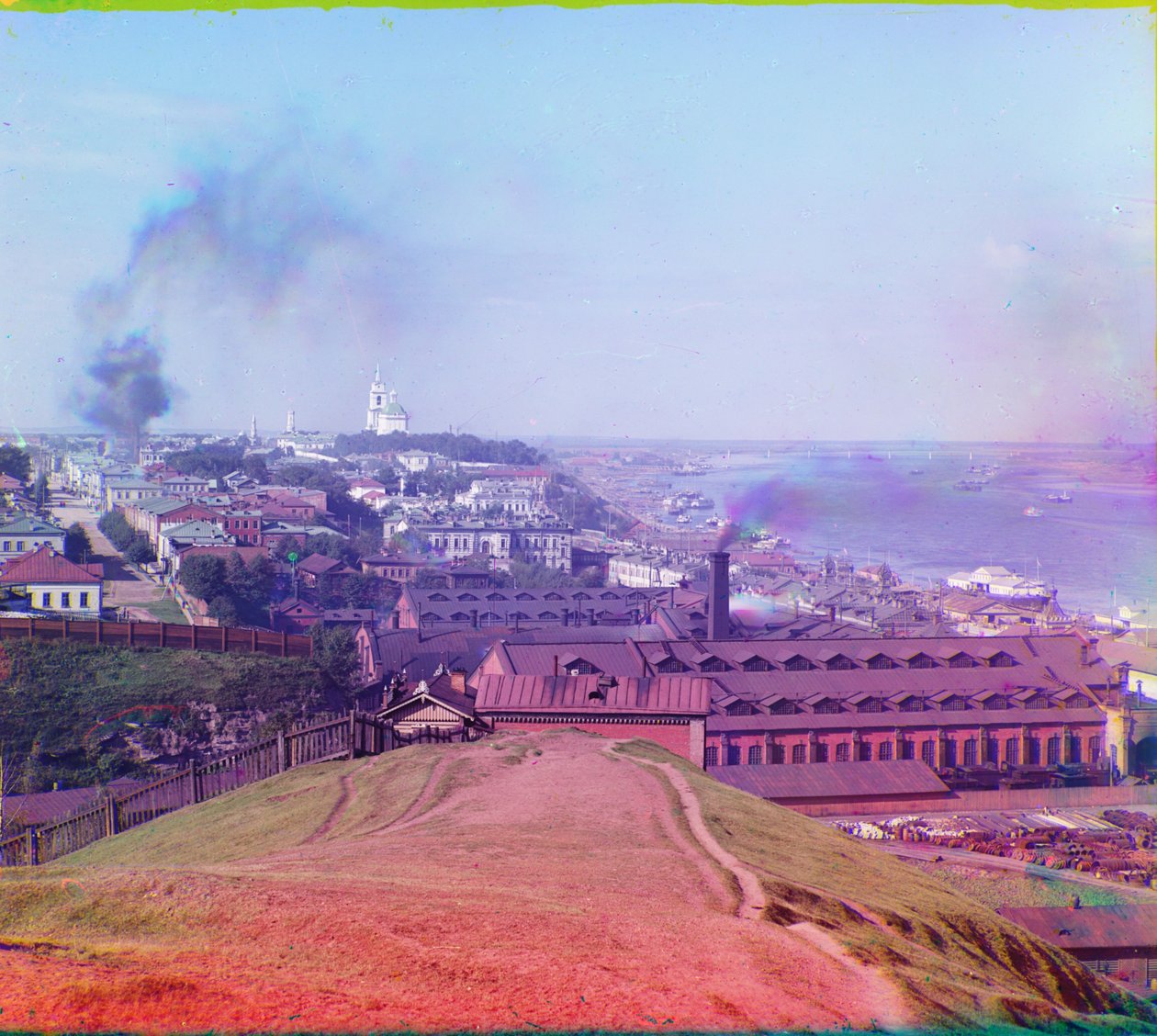 Perm (z miasta Gorki), 1905-1915 autorstwa Sergey Prokudin Gorsky