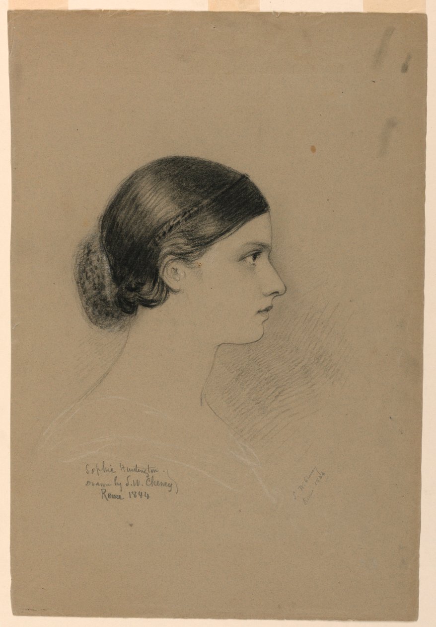 Portret Sophie Huntington autorstwa Seth Wells Cheney