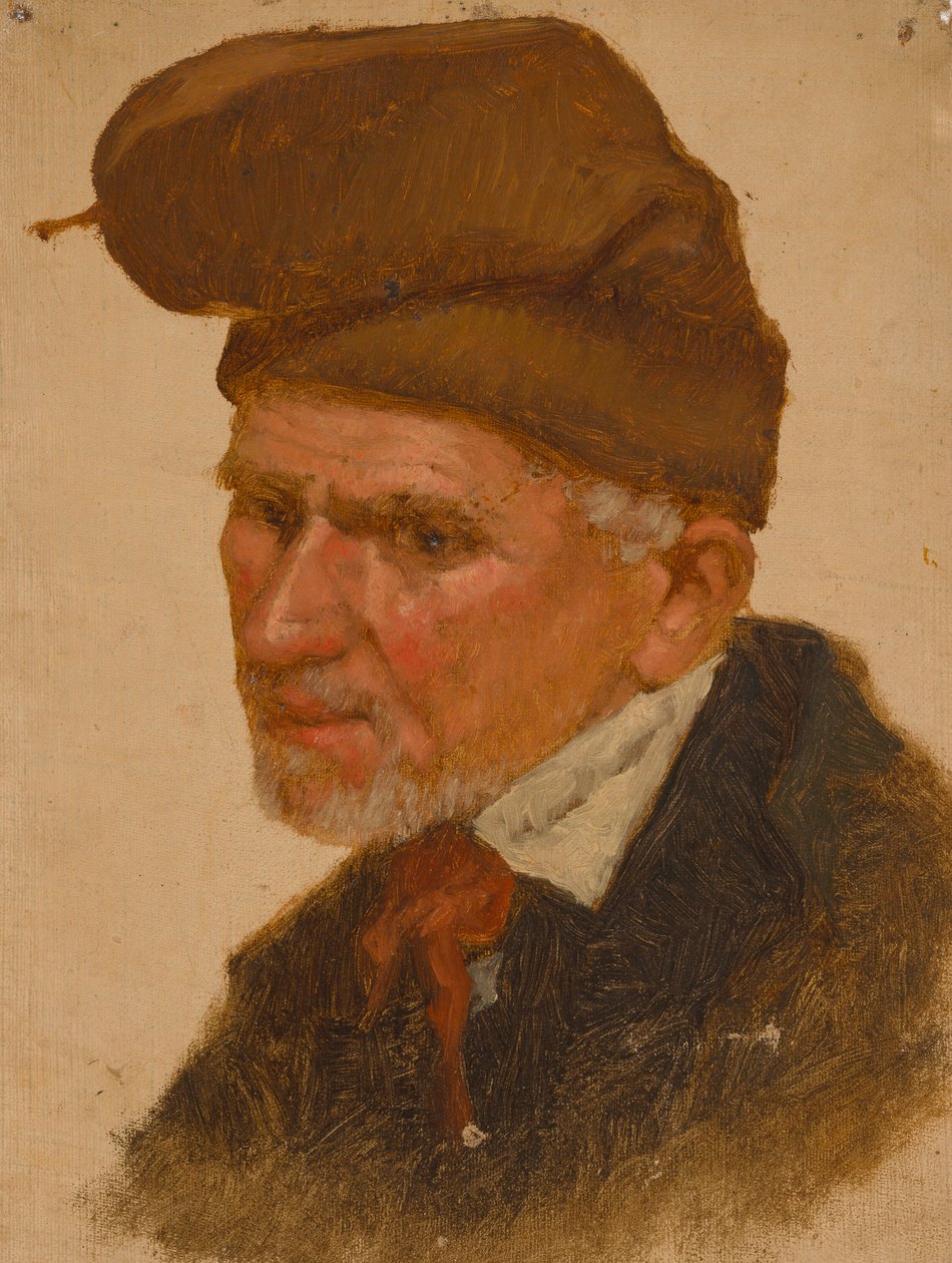 Mężczyzna w kapeluszu autorstwa Severin Falkman