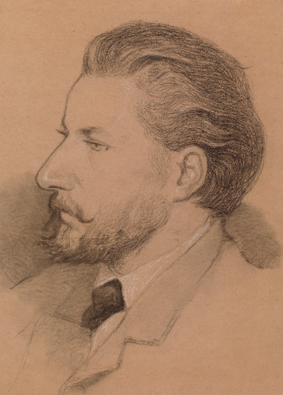 Portret mężczyzny autorstwa Severin Falkman