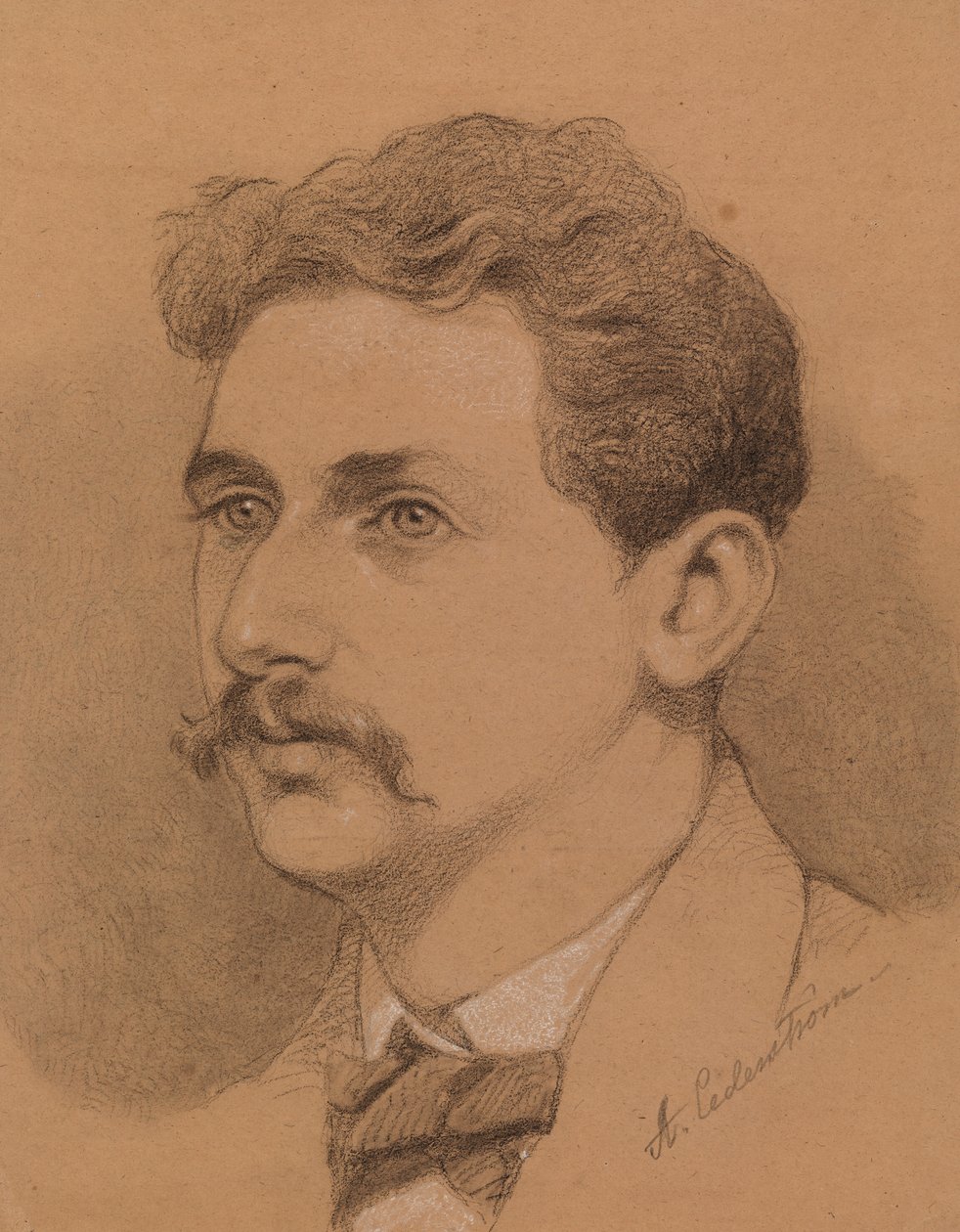 Portret mężczyzny autorstwa Severin Falkman
